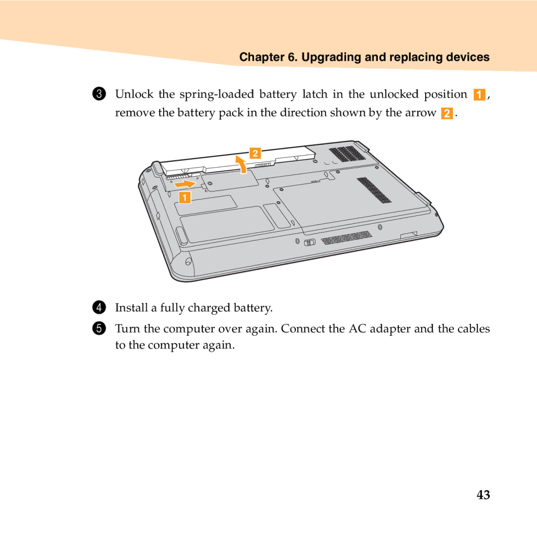 Lenovo B450 manual Upgrading and replacing devices 