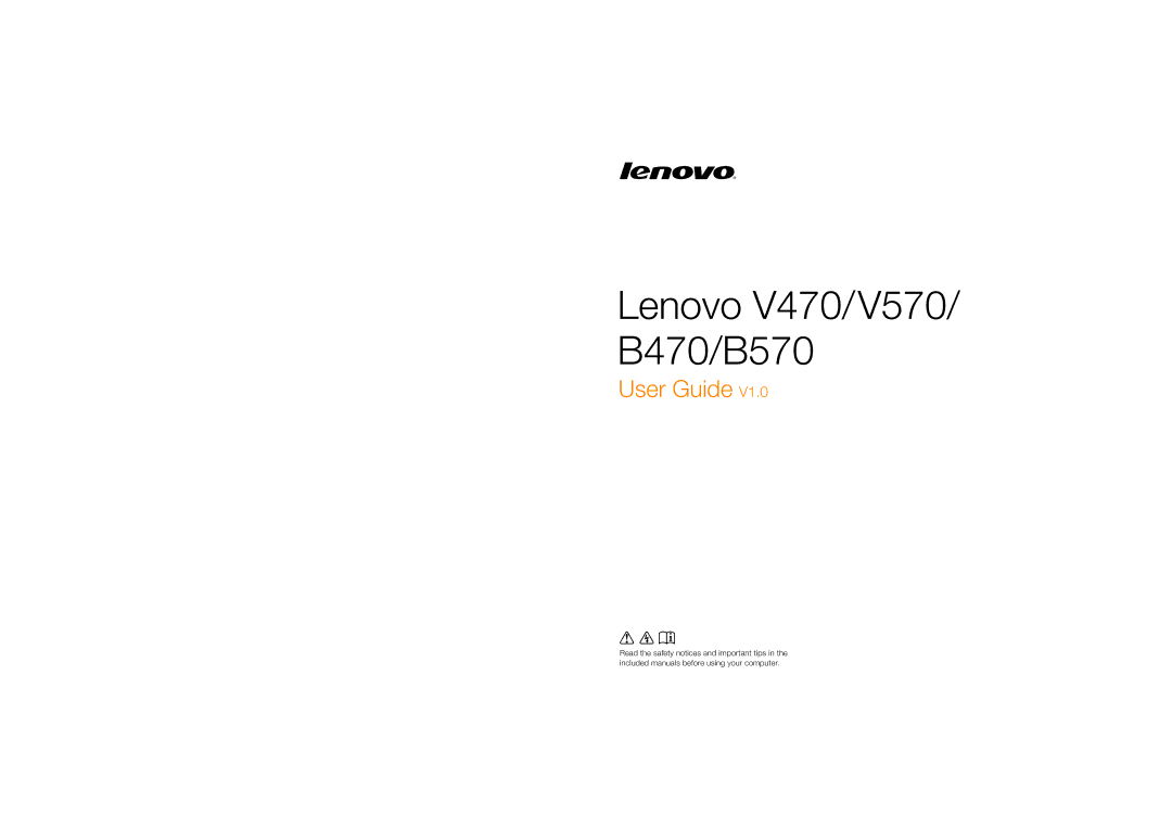 Lenovo manual Lenovo V470/V570/ B470/B570 