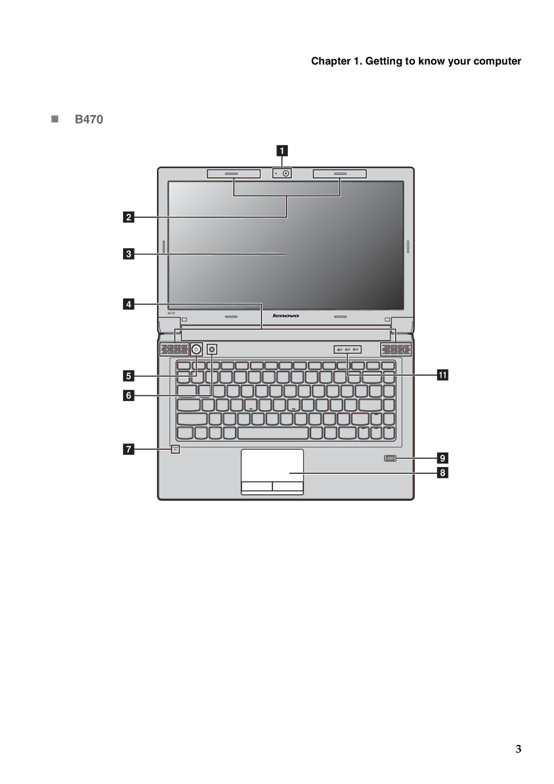 Lenovo V470 manual „ B470 