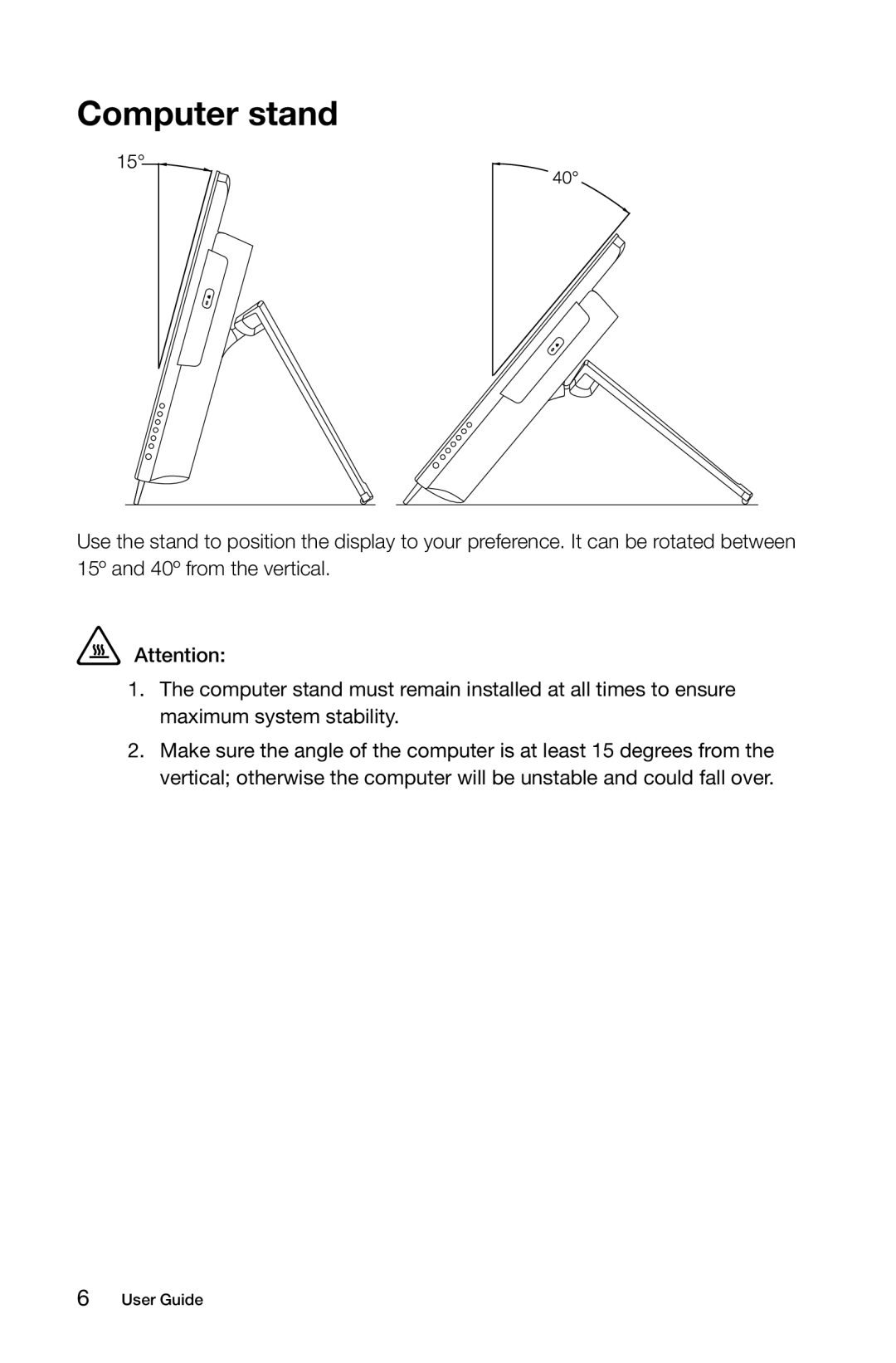 Lenovo 10098/2567 [B345], B545, 10101/3363 [B540p], 10099/2568 [B540], 10097/2566 [B340], 10100/4749 Computer stand 