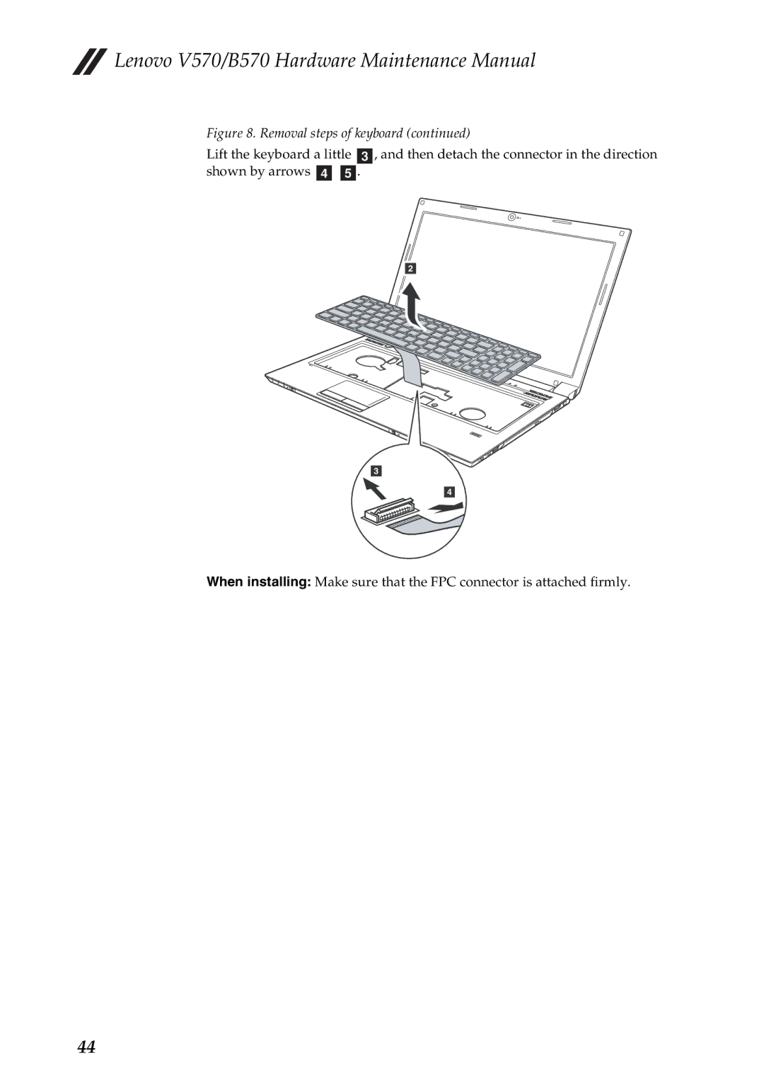 Lenovo manual Lenovo V570/B570 Hardware Maintenance Manual 