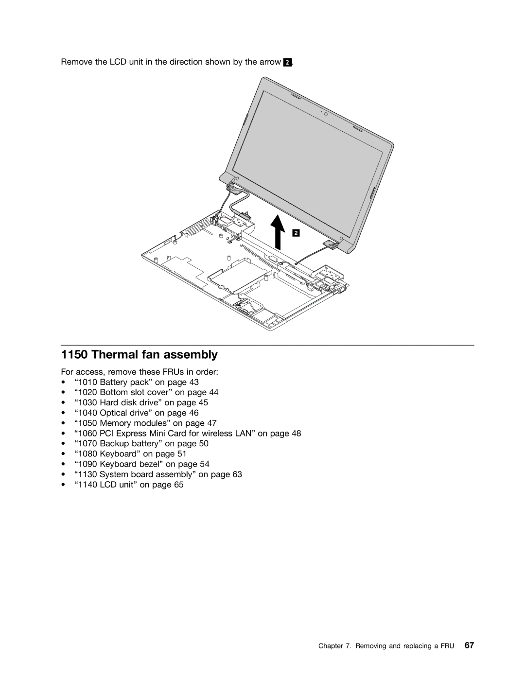 Lenovo B575E manual Thermal fan assembly 