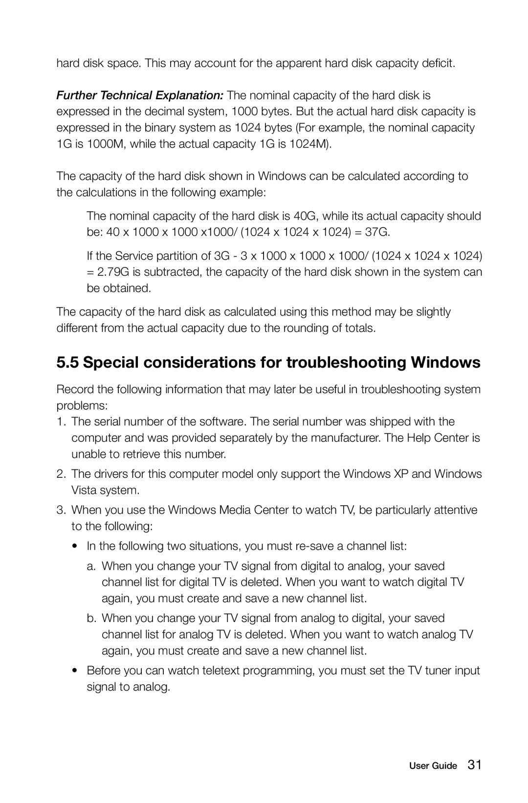 Lenovo C2 manual Special considerations for troubleshooting Windows 