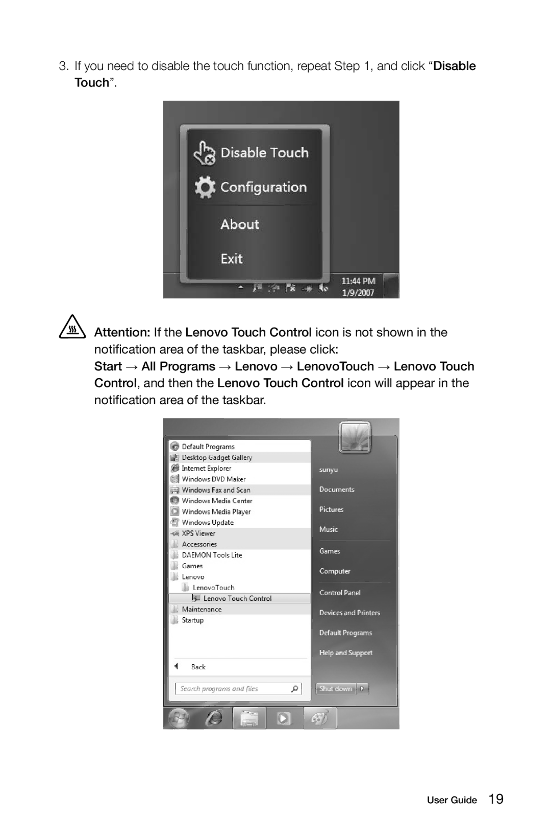 Lenovo C315, C310 manual User Guide 