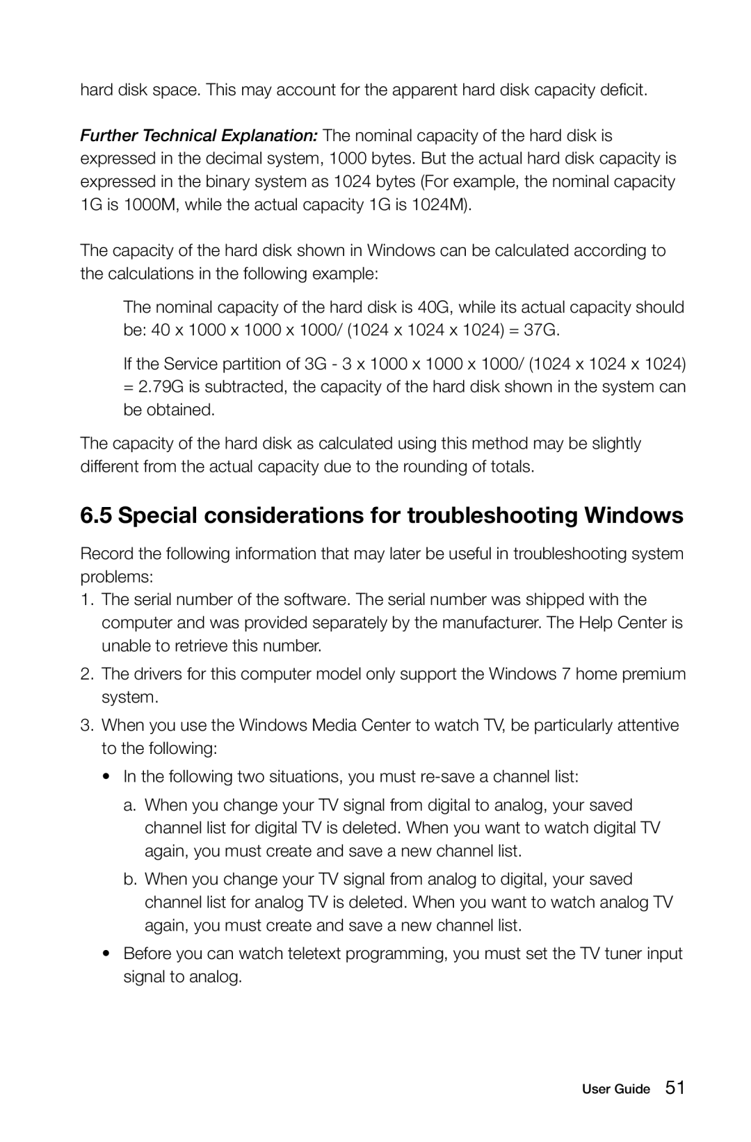 Lenovo C315, C310 manual Special considerations for troubleshooting Windows 