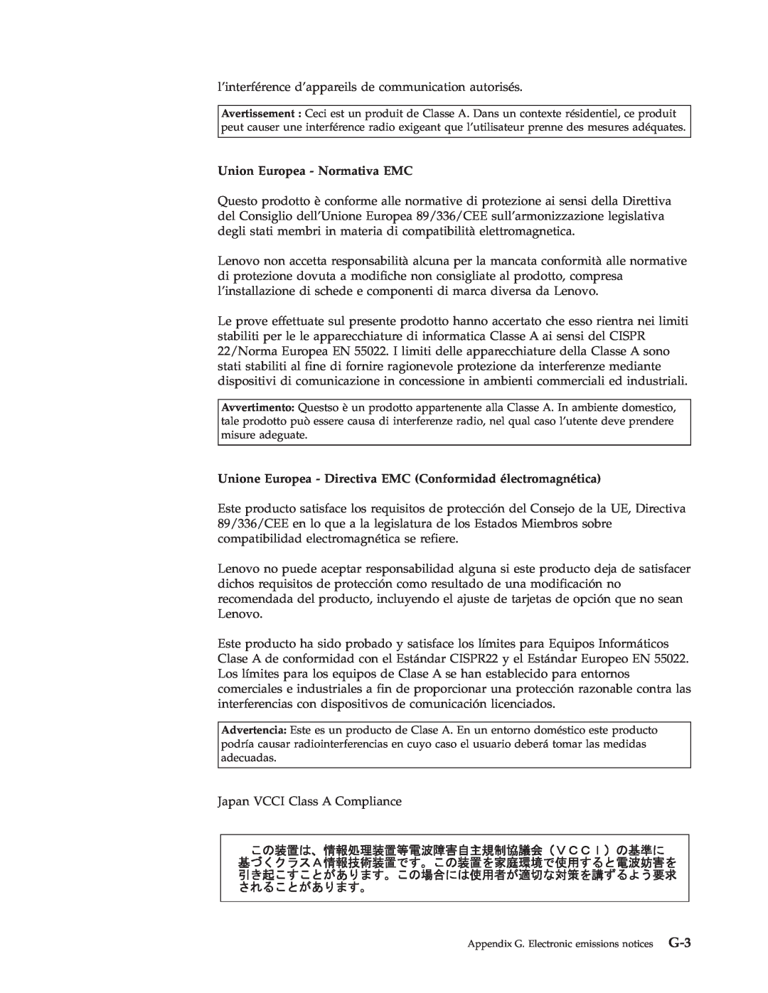 Lenovo C400 manual Union Europea - Normativa EMC 