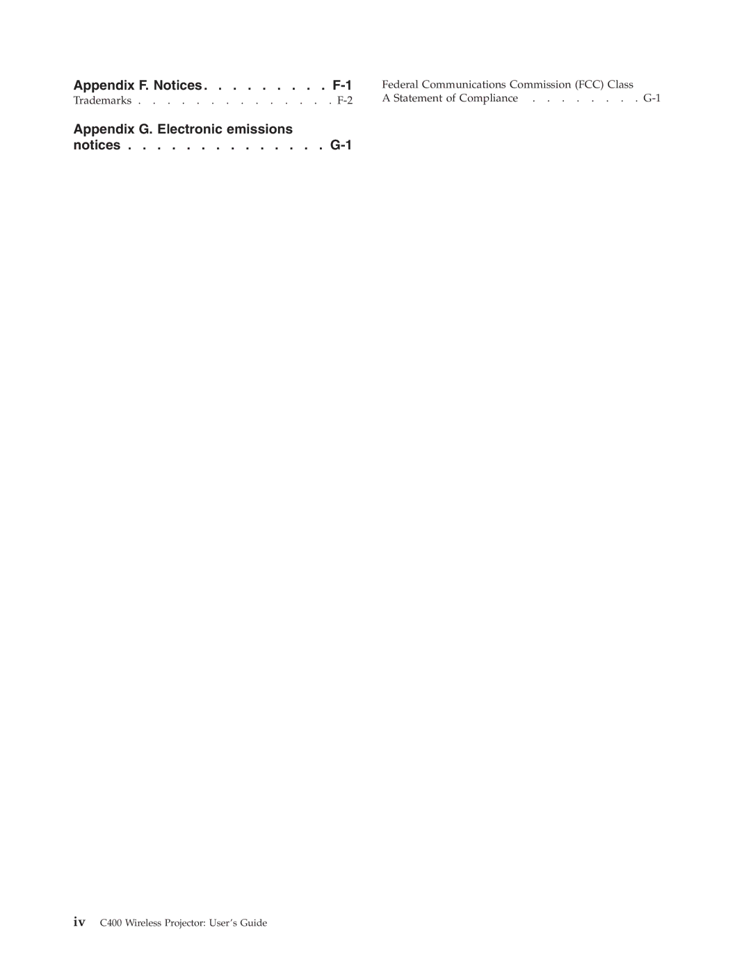 Lenovo C400 manual Appendix G. Electronic emissions 