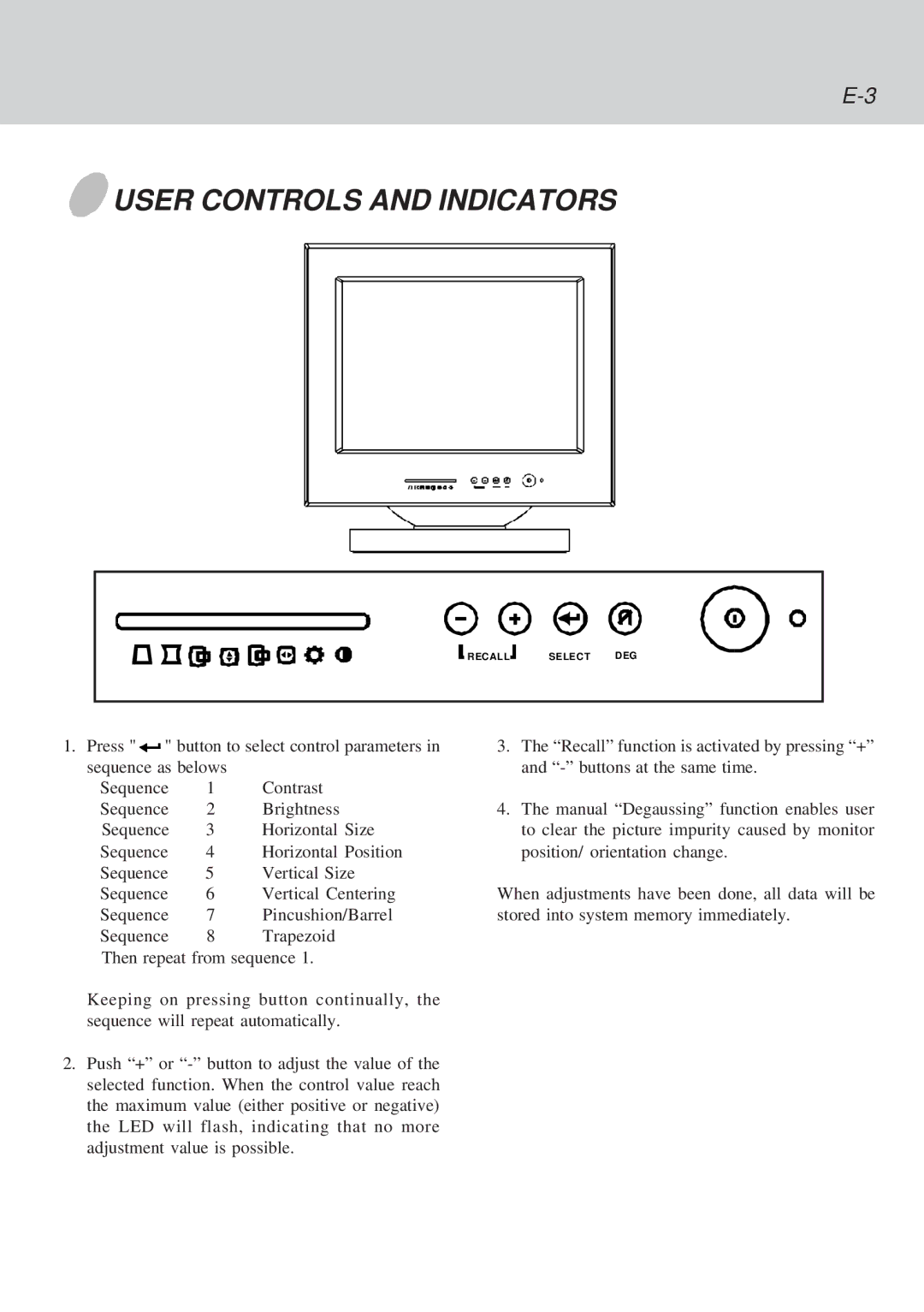 Lenovo C51 manual User Controls and Indicators 