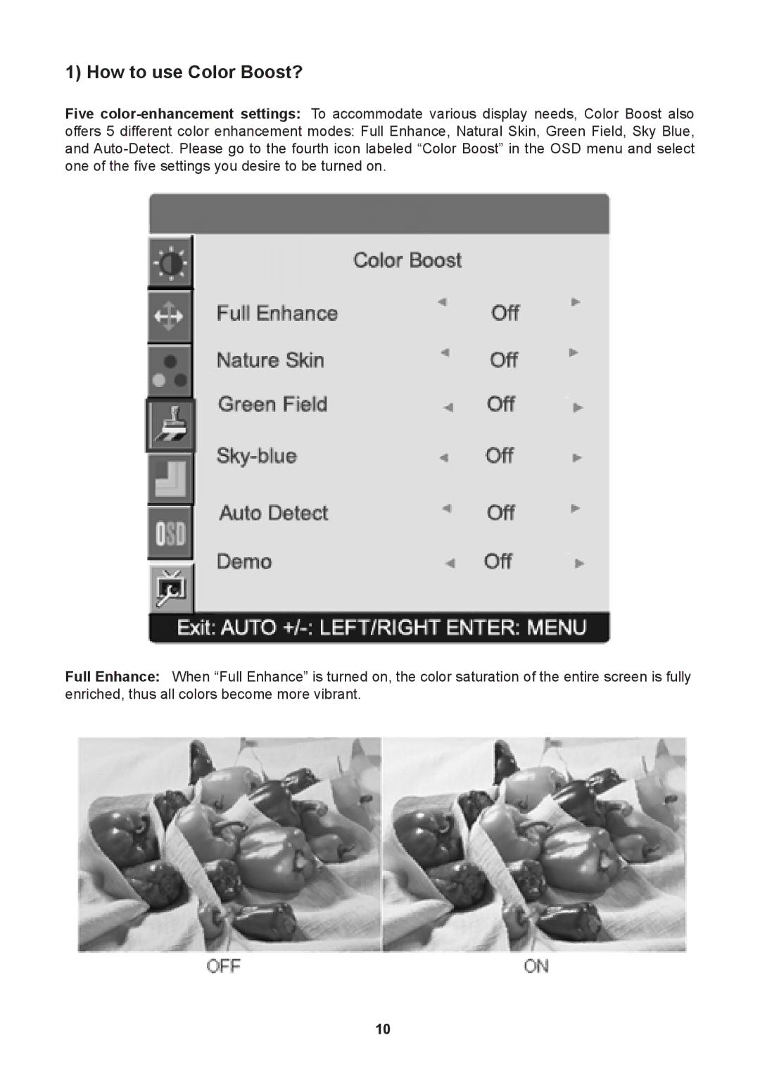 Lenovo D1960 manual How to use Color Boost? 