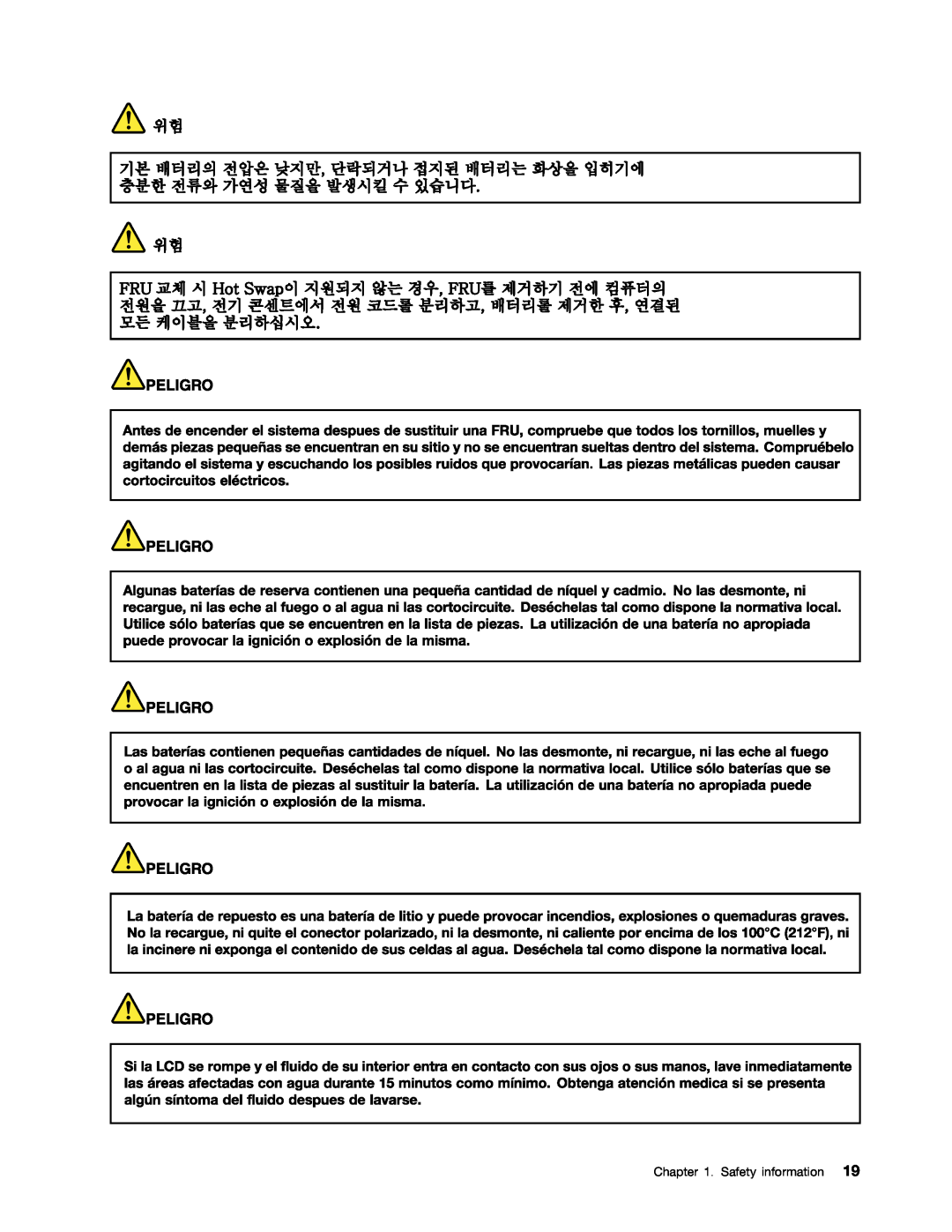 Lenovo E10 manual Safety information 