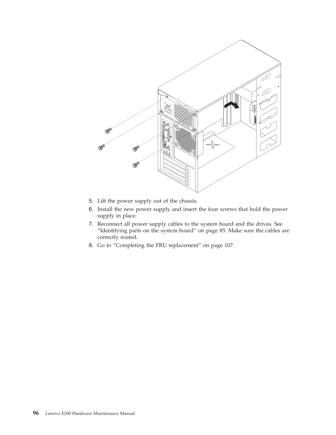 Lenovo manual Lenovo E200 Hardware Maintenance Manual 