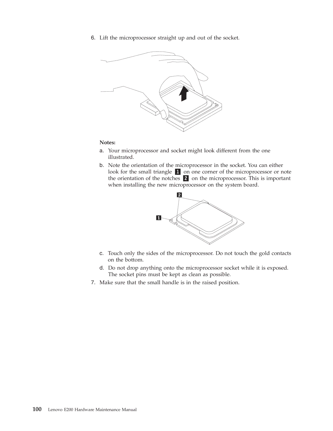 Lenovo manual Lenovo E200 Hardware Maintenance Manual 