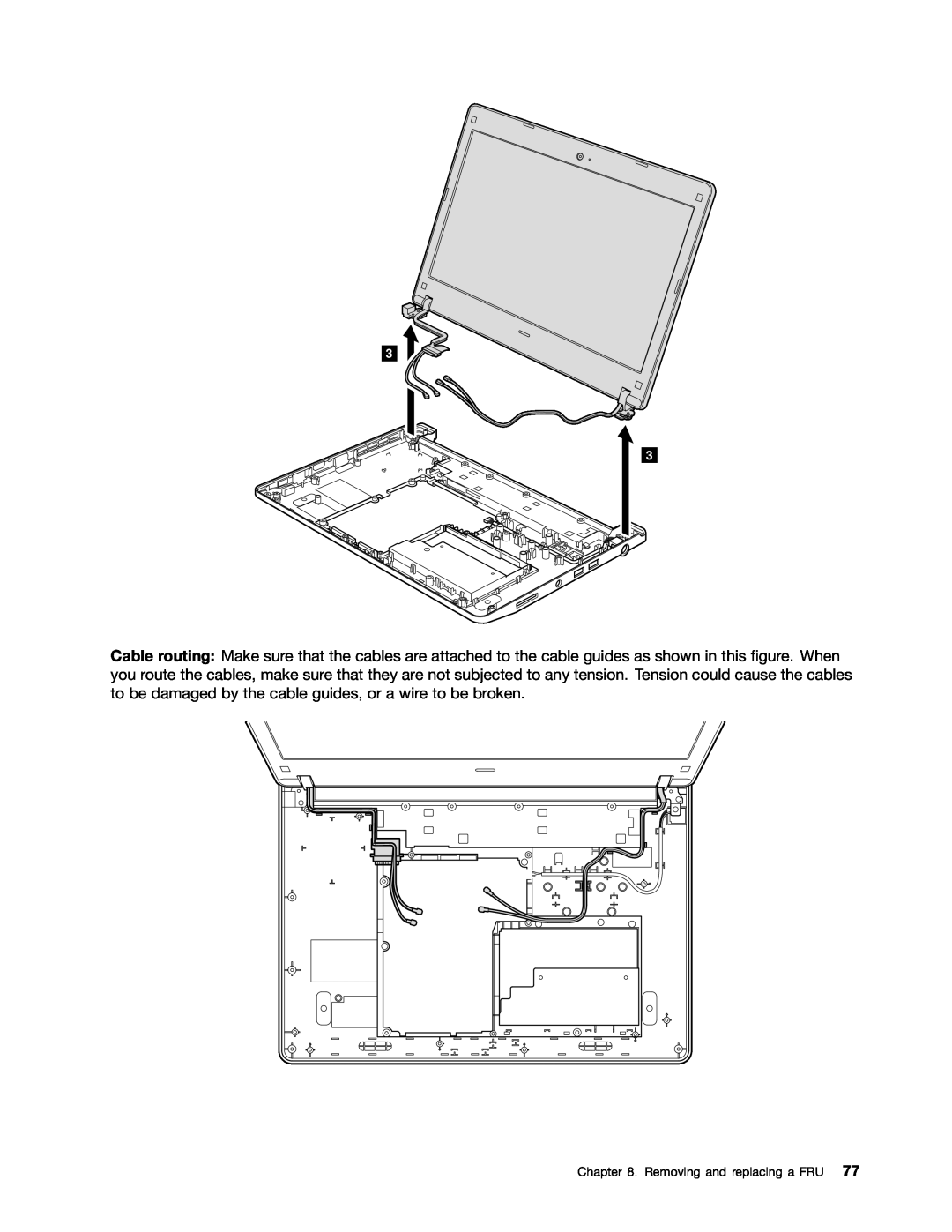Lenovo EDGE 13, E31, E30 manual Removing and replacing a FRU 