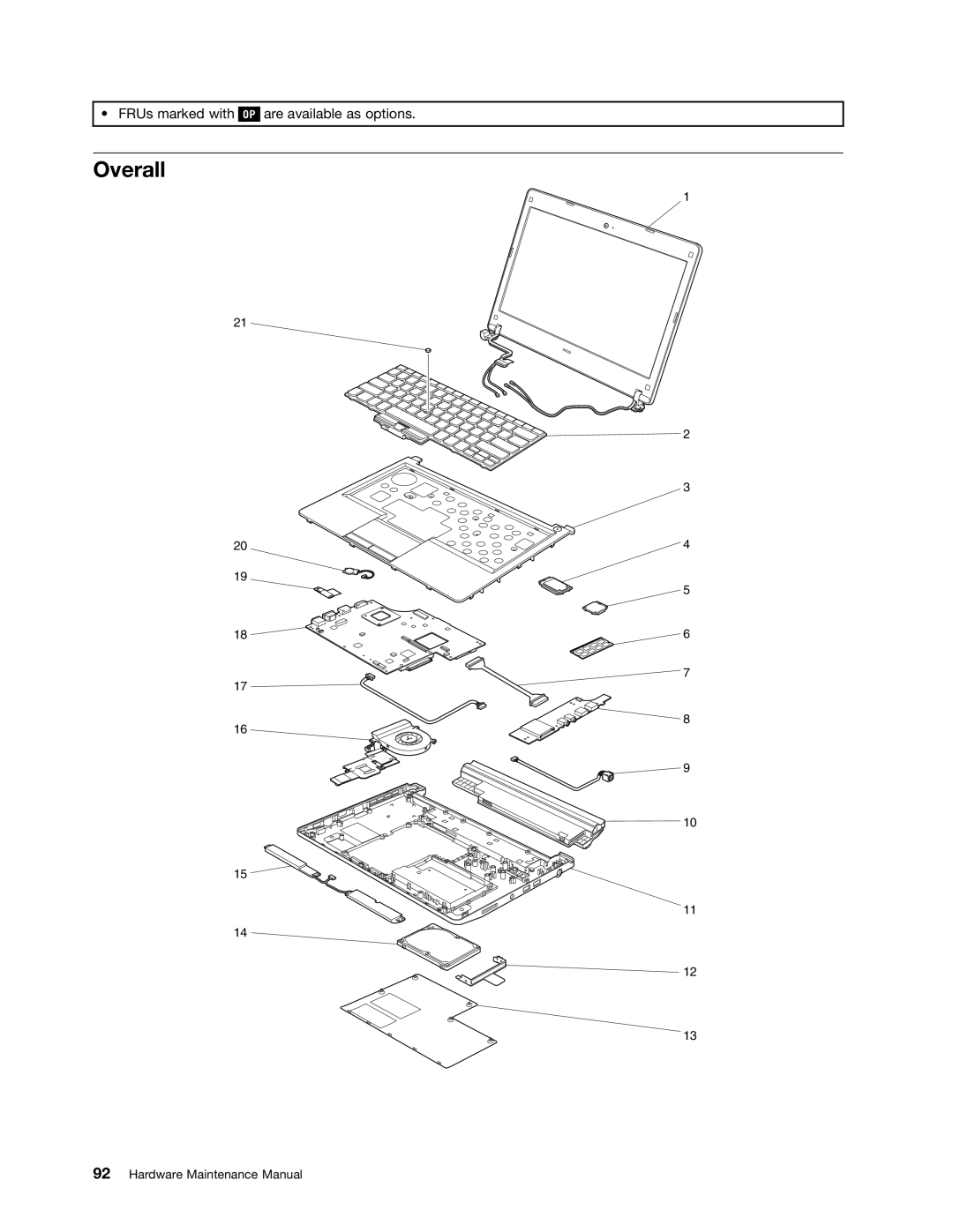 Lenovo EDGE 13, E31, E30 manual Overall 