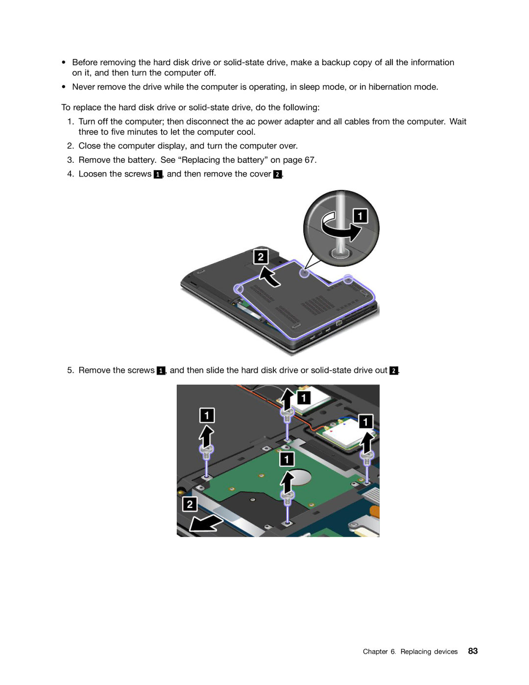 Lenovo E531, E431 manual Replacing devices 