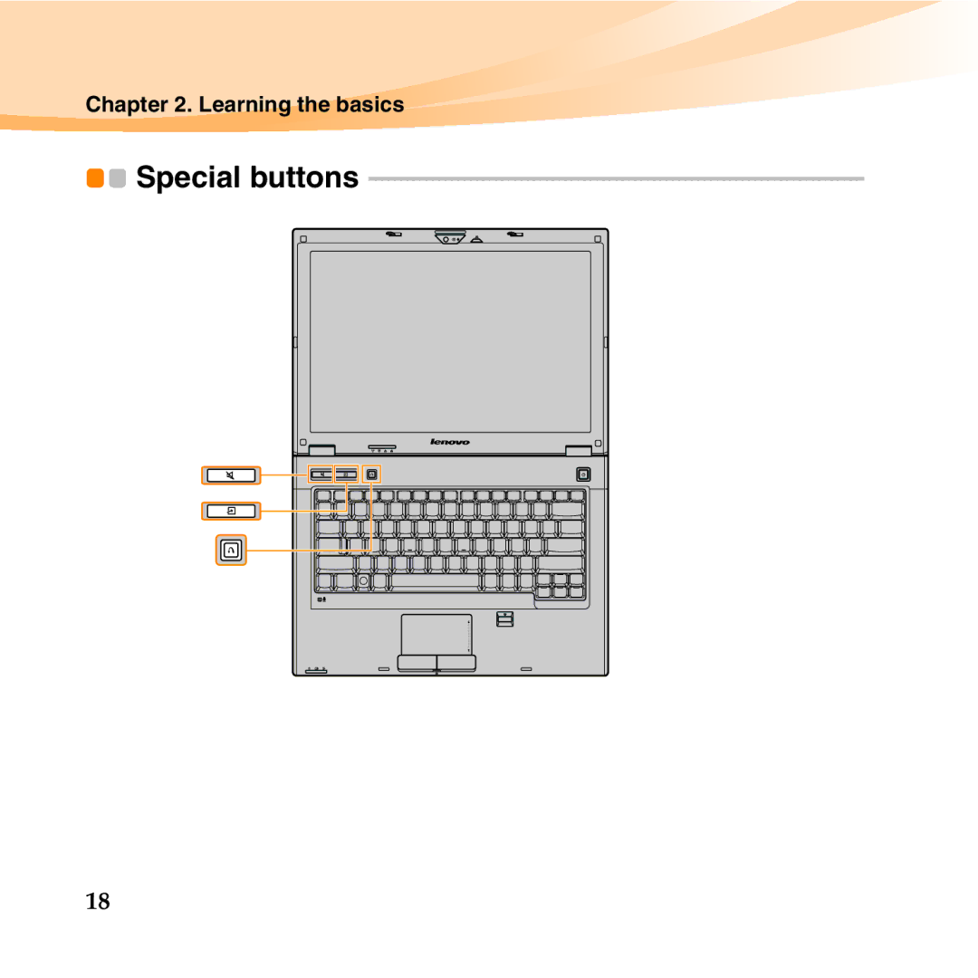 Lenovo E46 manual Special buttons 