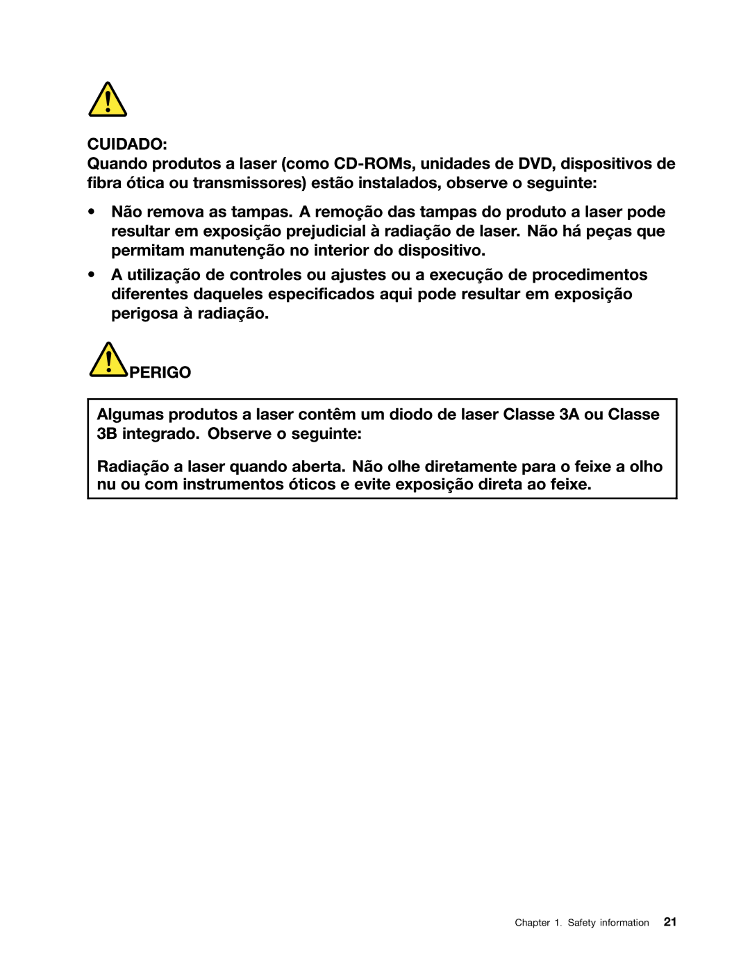 Lenovo E49 manual Safety information 