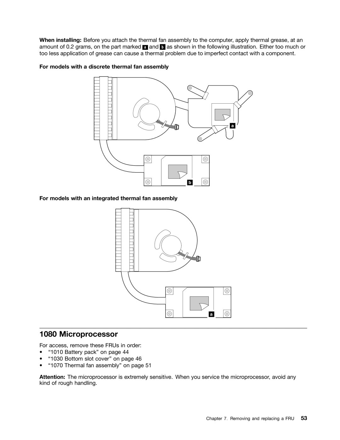 Lenovo E49 manual Microprocessor 