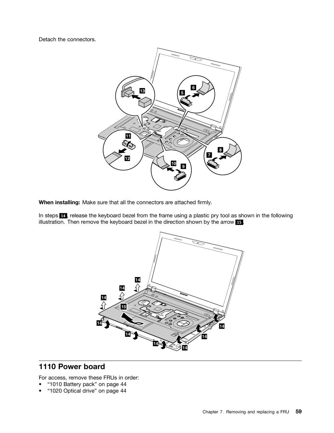 Lenovo E49 manual Power board 