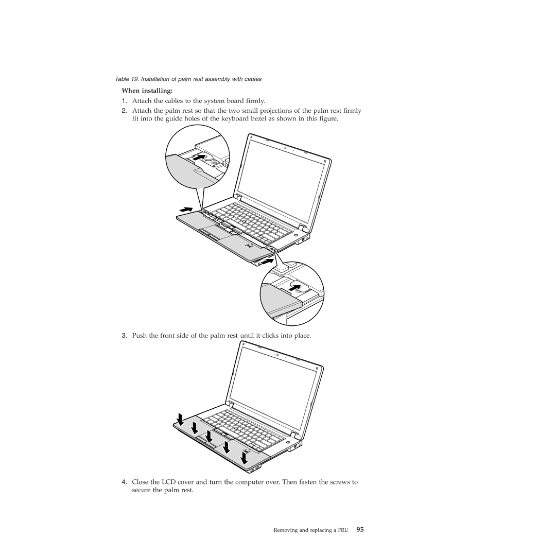 Lenovo E40, E50 manual When installing 