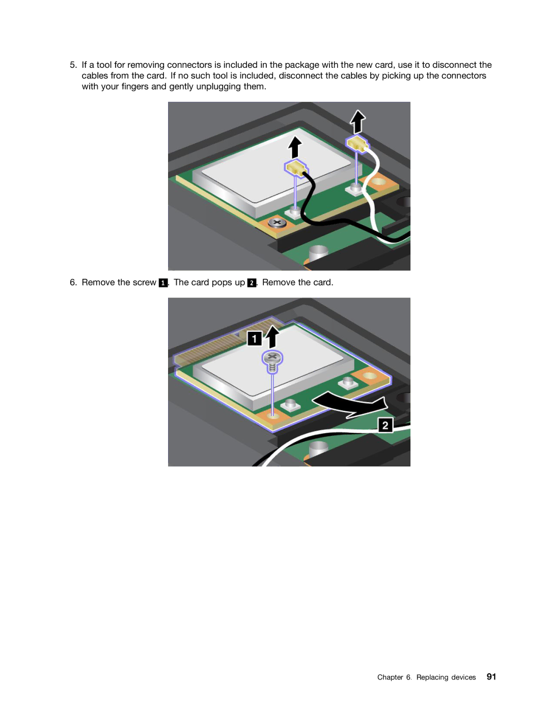 Lenovo E420, E520, 114155U manual Replacing devices 