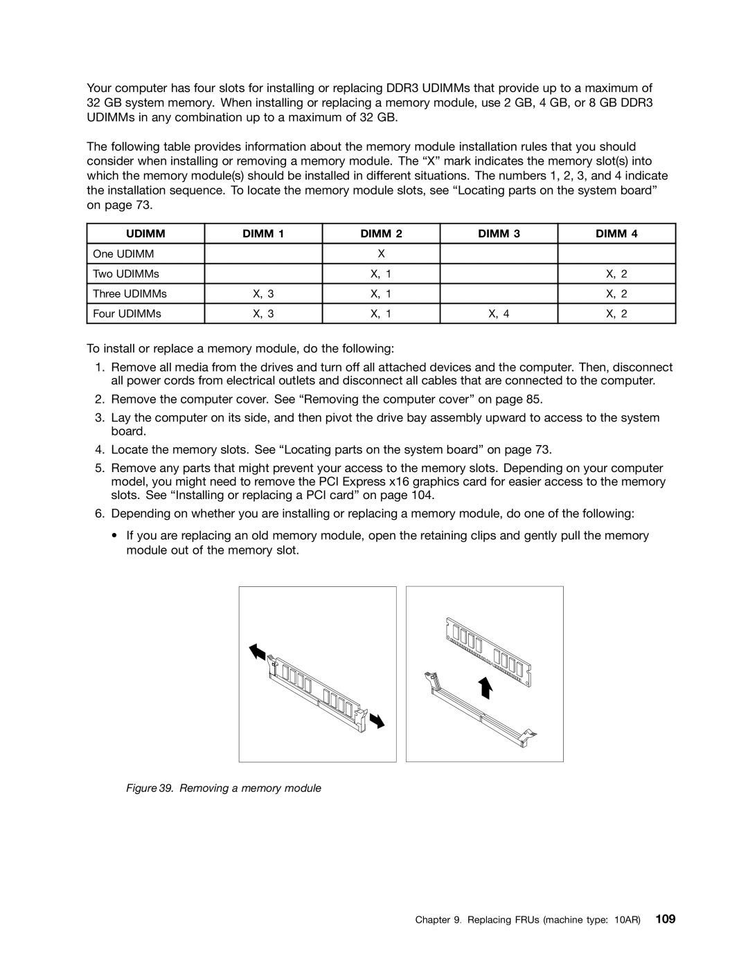 Lenovo E93 manual Udimm Dimm 