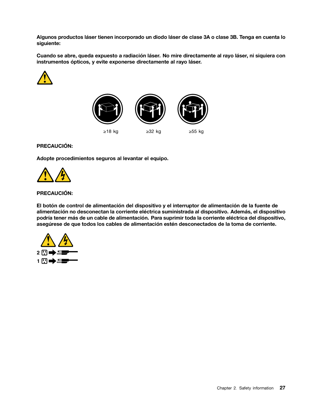 Lenovo E93 manual Adopte procedimientos seguros al levantar el equipo 