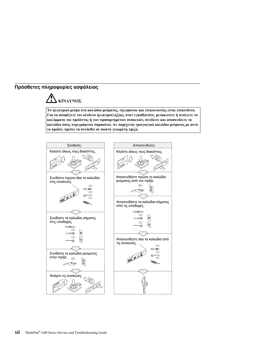 Lenovo G40 Series manual Πληροϕορ Ασϕ 