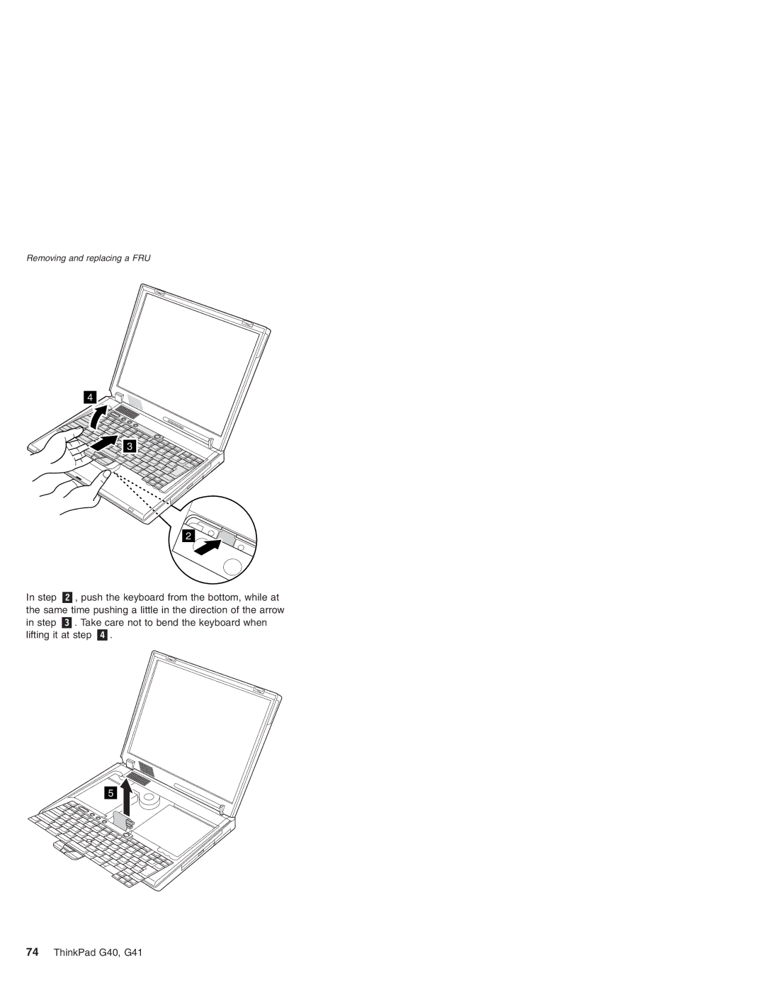 Lenovo G41 manual Step 