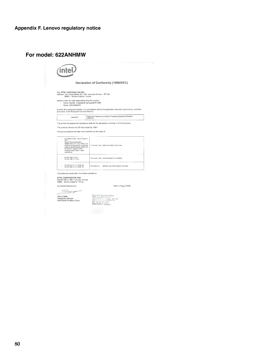 Lenovo G460 manual For model 622ANHMW 