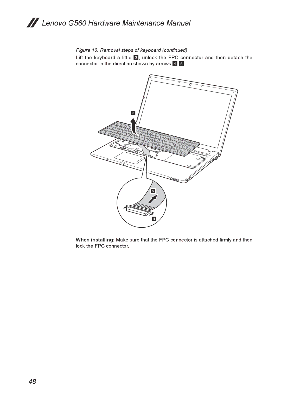 Lenovo manual Lenovo G560 Hardware Maintenance Manual 