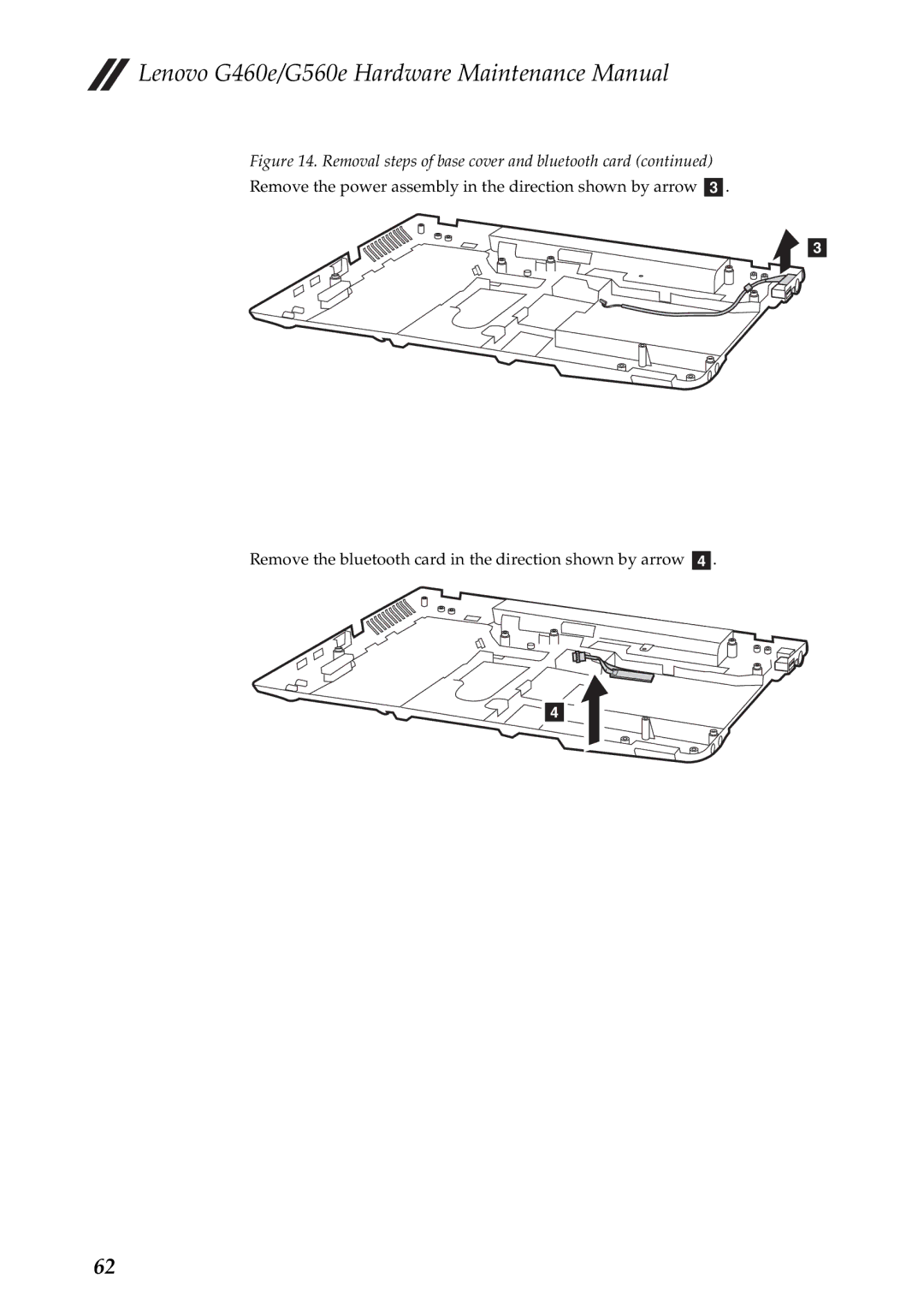 Lenovo G560E, G460E manual Lenovo G460e/G560e Hardware Maintenance Manual 