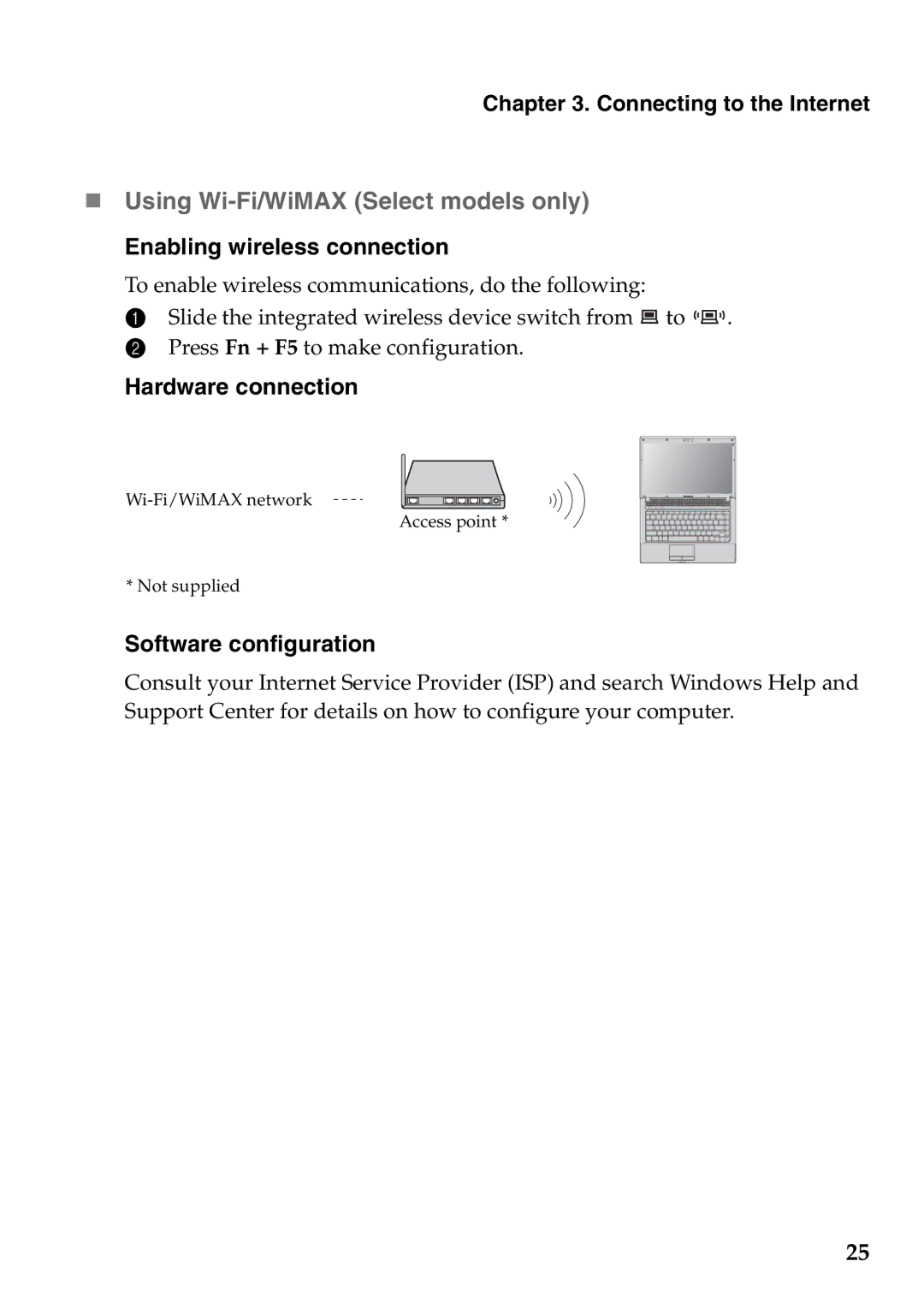 Lenovo G465, G565 manual Hardware connection 