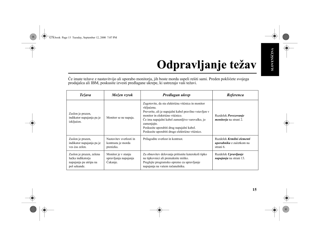 Lenovo 6627-0AE, G78, 6627-7AN, 6627-3AN, 6627-4AS, 6627-4AN, 6627-4AE, 6627-0AS Izkljuen, ºakane. j, Predlaganukrep, Polsekunde 