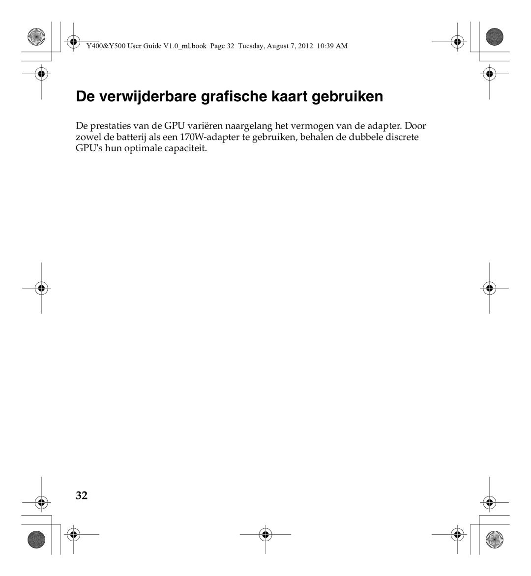 Lenovo Gn35, 0C22230 manual De verwijderbare grafische kaart gebruiken 