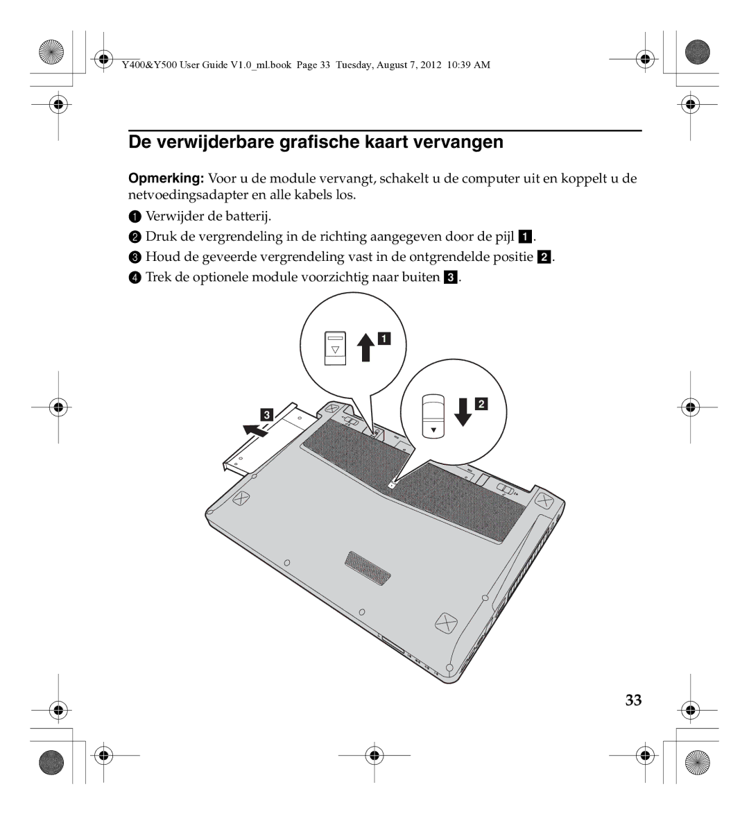 Lenovo 0C22230, Gn35 manual De verwijderbare grafische kaart vervangen 