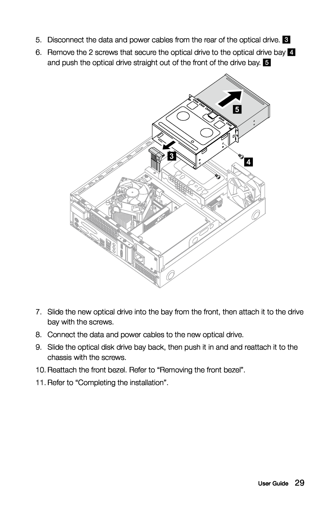 Lenovo H5S manual Refer to “Completing the installation” 