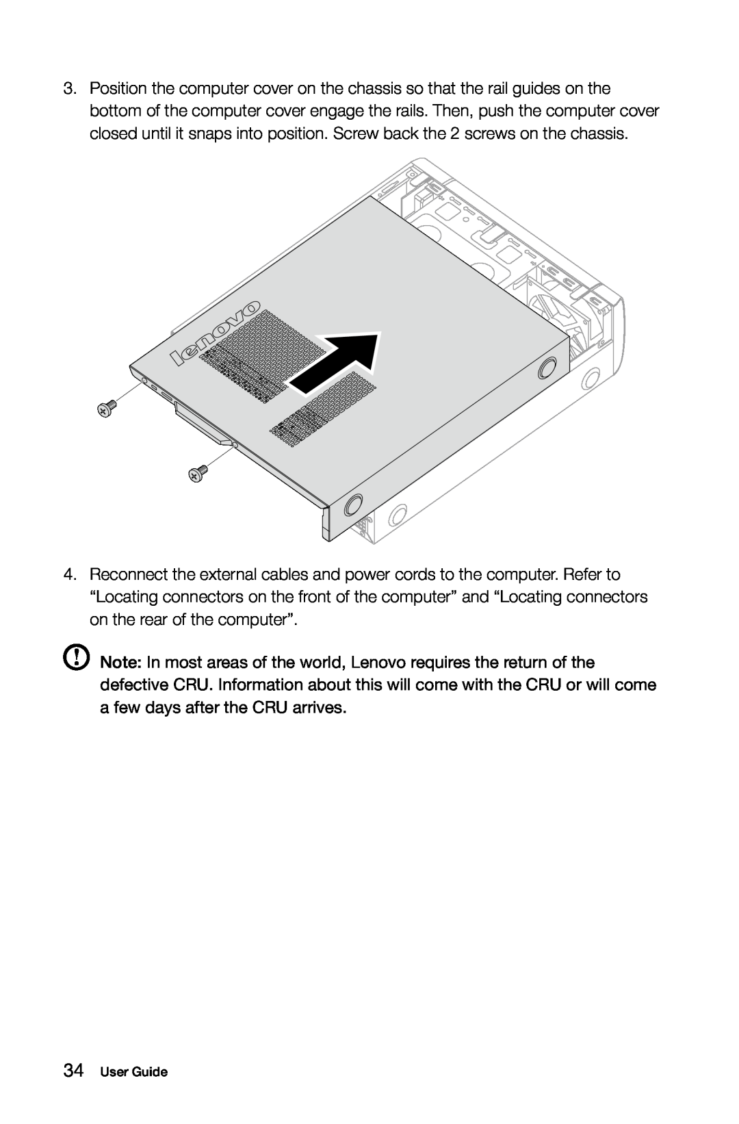 Lenovo H5S manual 34User Guide 