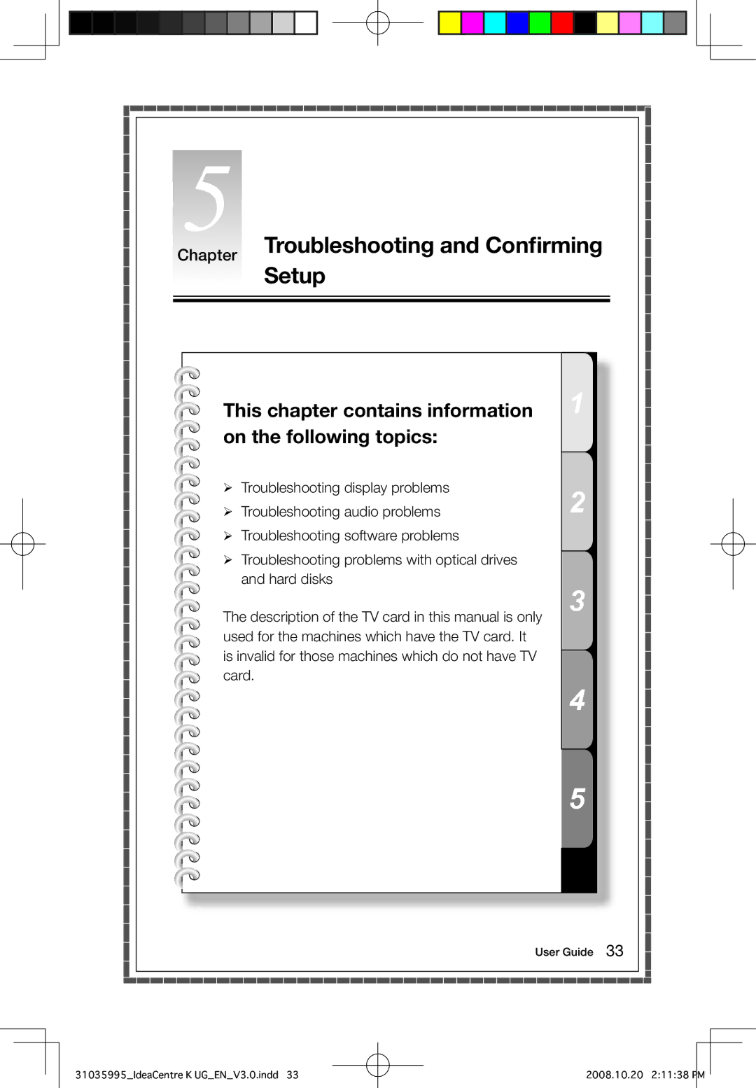 Lenovo K manual Setup, This chapter contains information on the following topics 