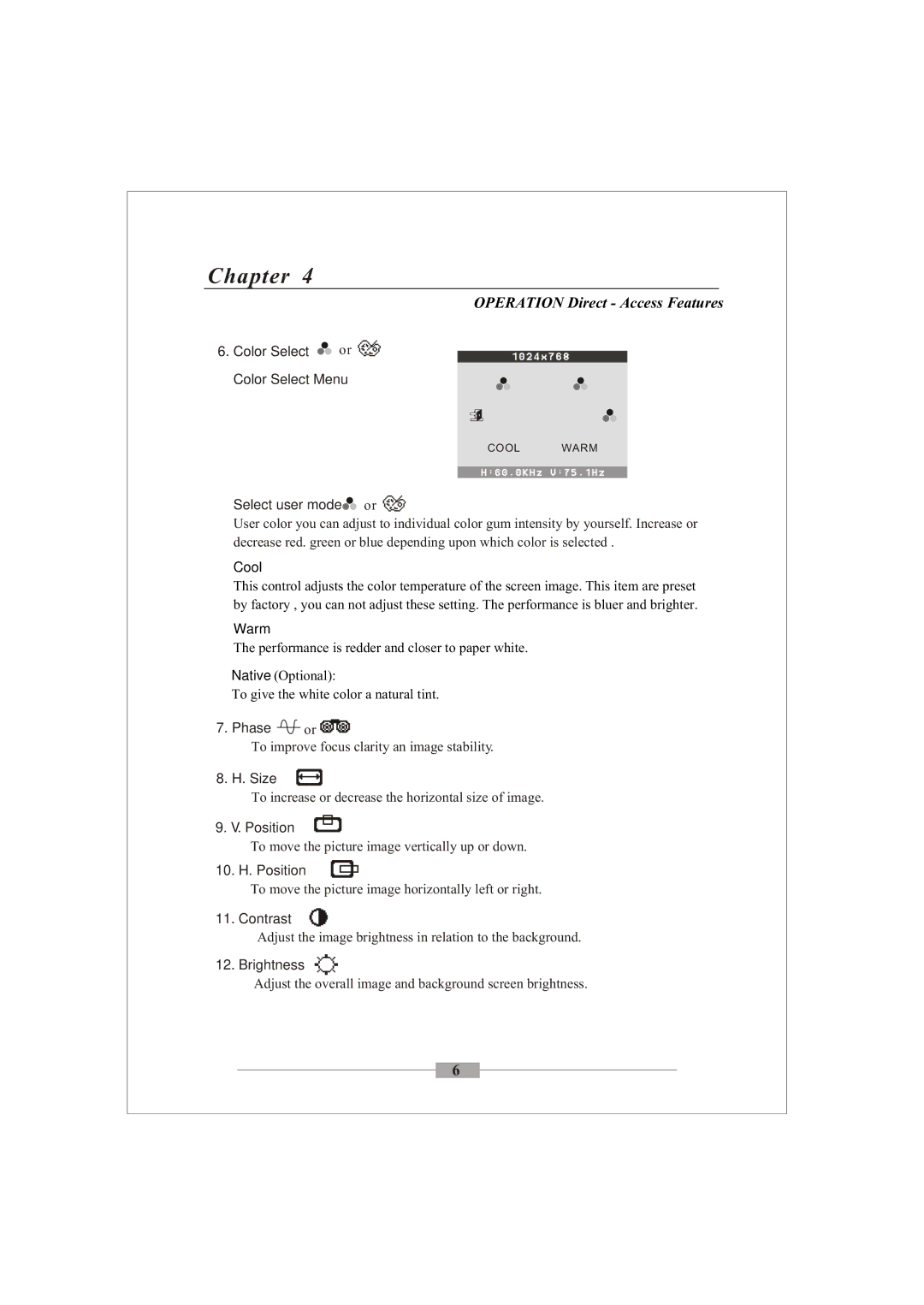 Lenovo L152 specifications Cool, Warm 