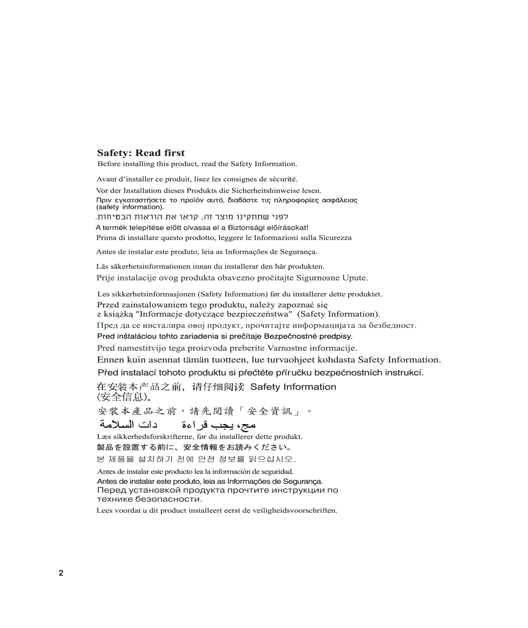 Lenovo L190 manual 