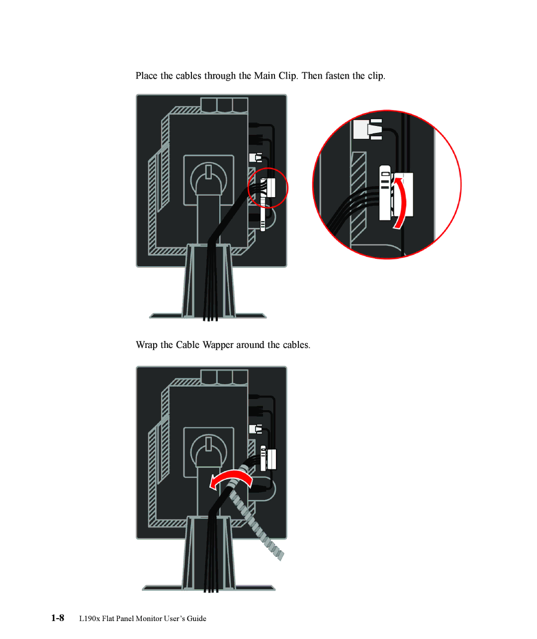 Lenovo manual 8L190x Flat Panel Monitor User’s Guide 