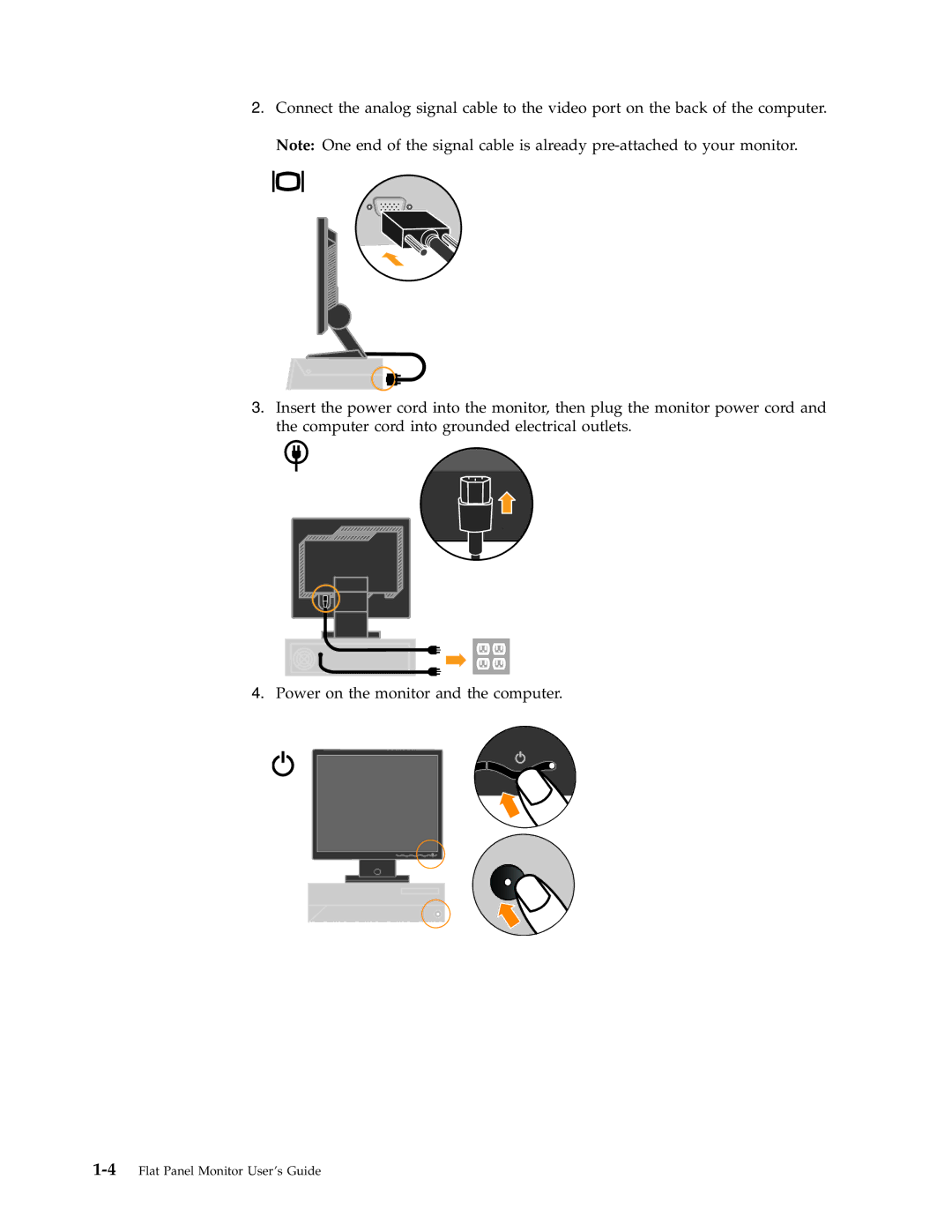 Lenovo L191 manual 4Flat Panel Monitor User ’sGuide 