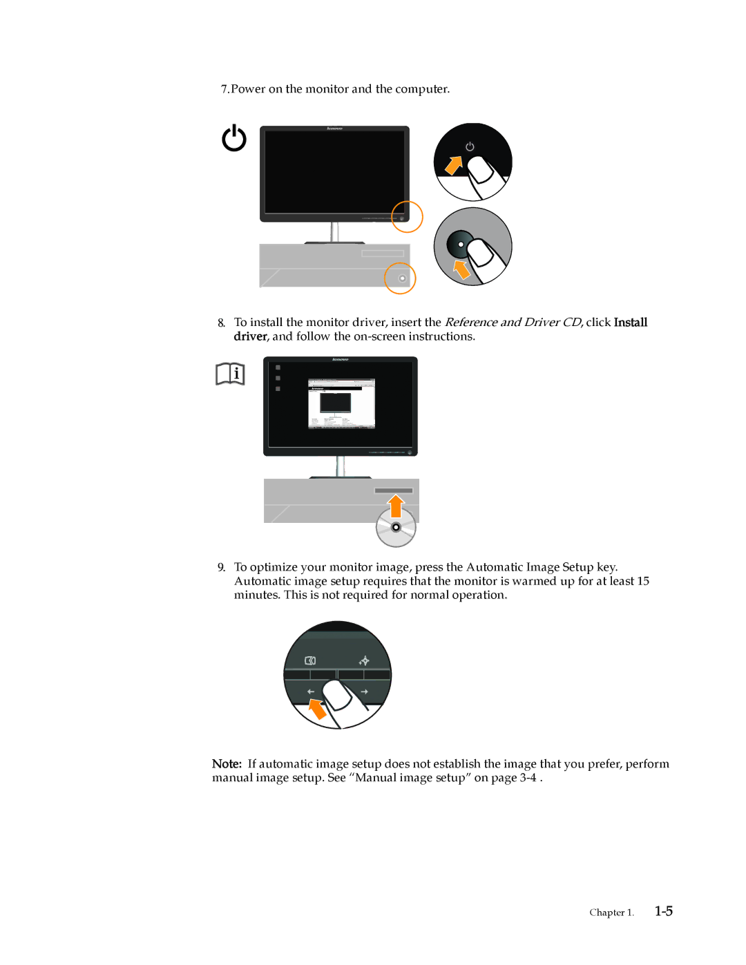 Lenovo L195 WIDE manual 