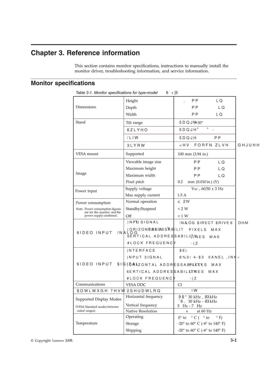 Lenovo L200P manual Vag Dvi 