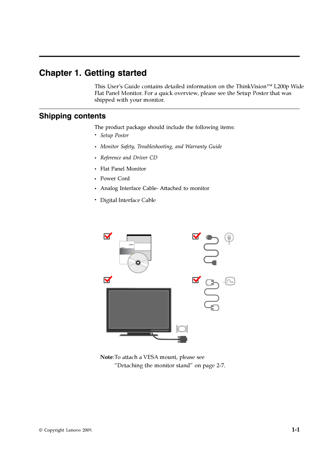 Lenovo L200P manual 