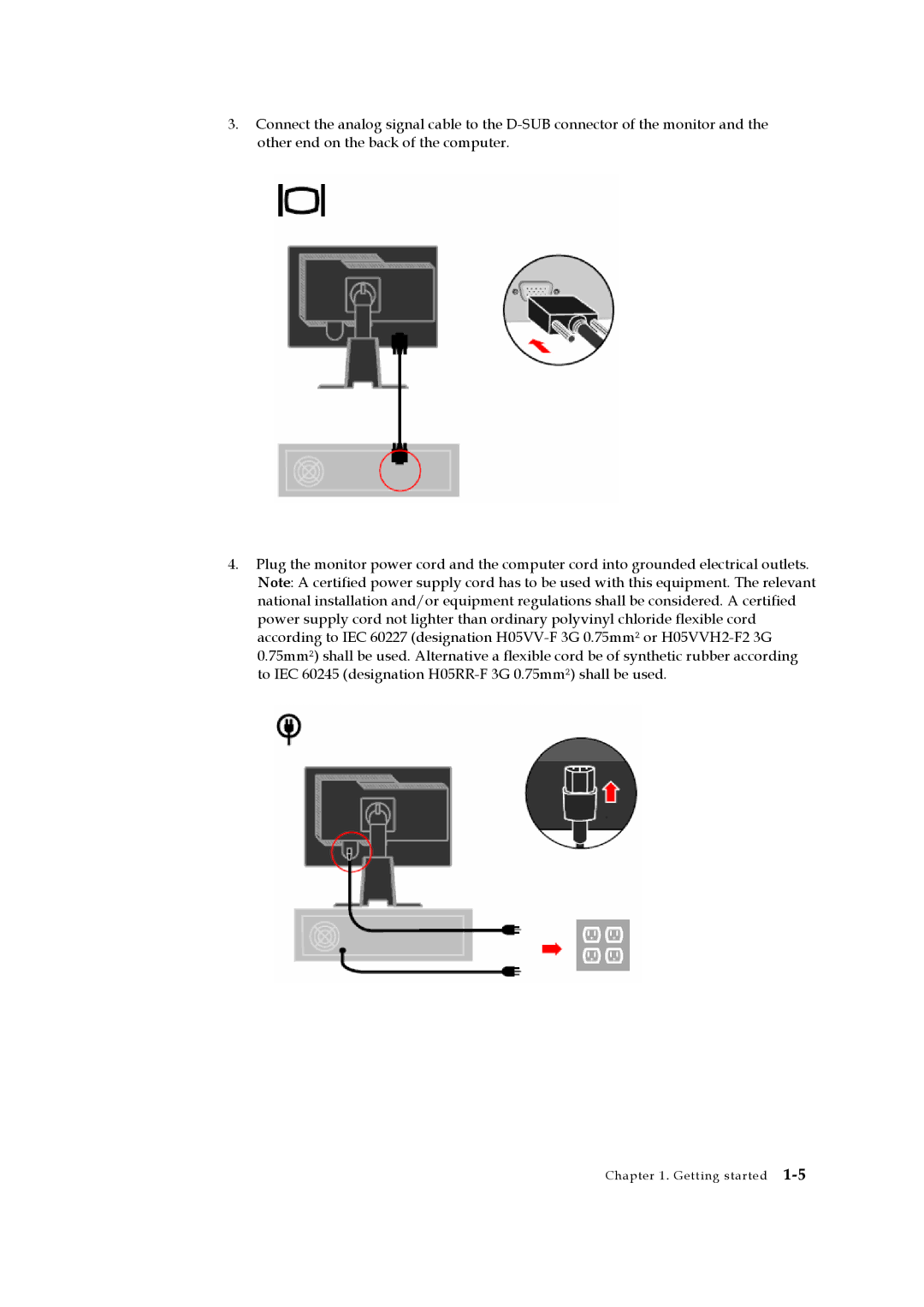 Lenovo L2240p manual Getting started 