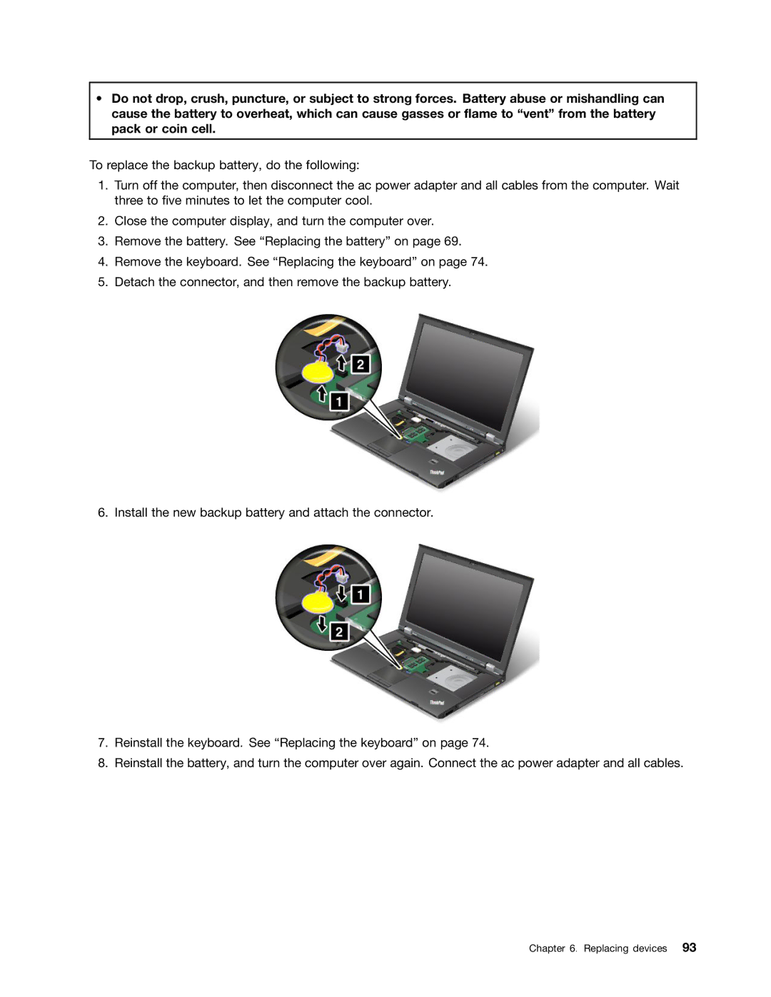 Lenovo L530, L430, 24684XU manual Replacing devices 