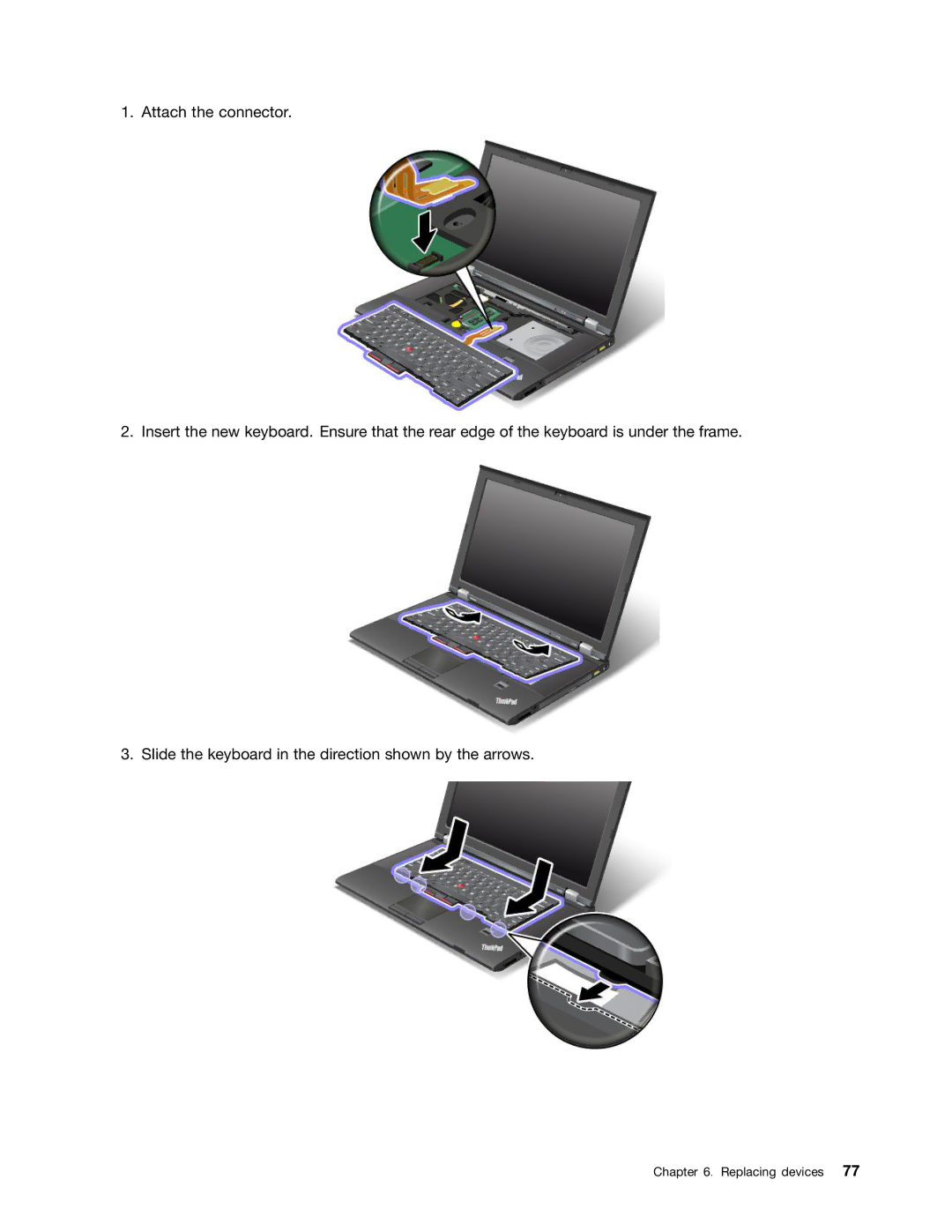 Lenovo L430, L530, 24684XU manual Replacing devices 