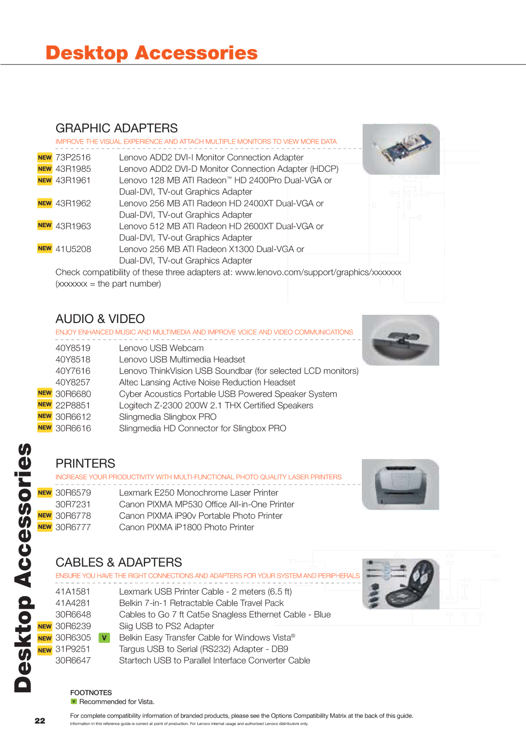 Lenovo Laptop Computer manual Graphic Adapters 